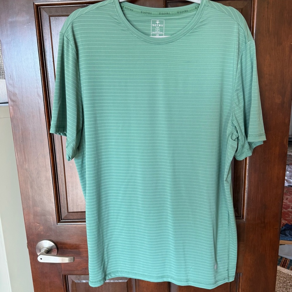 Soybu Men's Mint Green Short-Sleeve Performance Tee